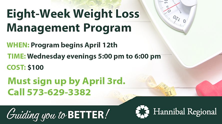 Eight Week Weight Loss Management Program Hannibal Regional